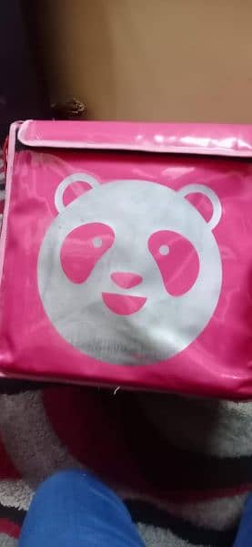 Food Panda Backpack & Shirt For Sell New Condition 0