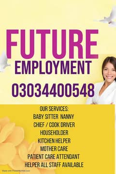 Provide Maid , Driver, Helper, Couples, Patient Care, Cook Available
