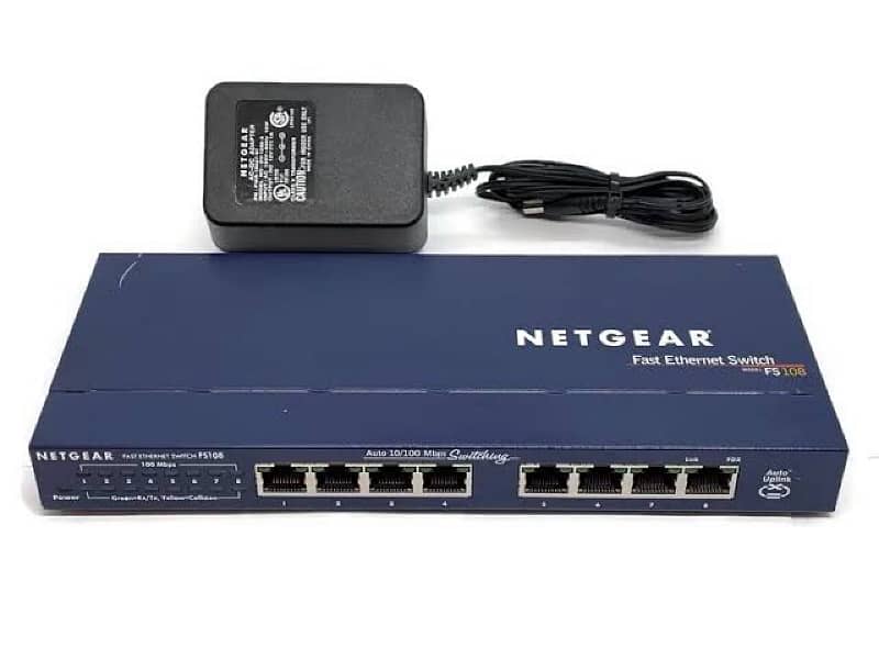 Netgear FS108 ProSafe 8 Port Switch 0