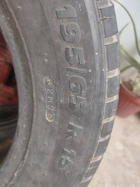 195/ 65 R15 Good Condition pair of tyres For sale 2