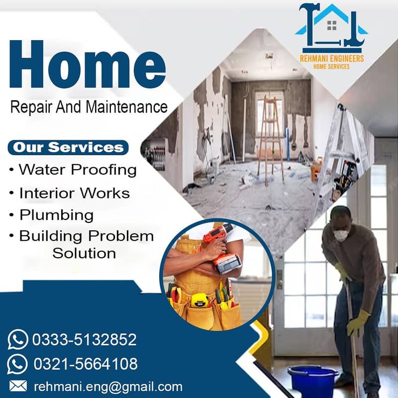 Construction| Plumbing| Painting,Interior Works| Renovation Services 0