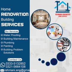 Water Proofing Services|Painting,Interior Works|Plumbing services