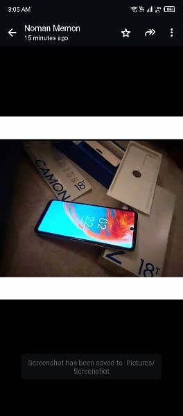 tecno 18T 4+3/128 complete saman condition 10by10 exchange possible 2