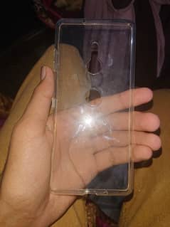 Sony xz3 cover For sale White clear cover
