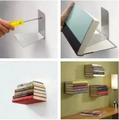 Metal Floating Book Shelves for Wall Decor