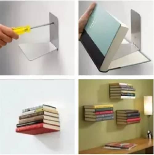 Metal Floating Book Shelves for Wall Decor 0