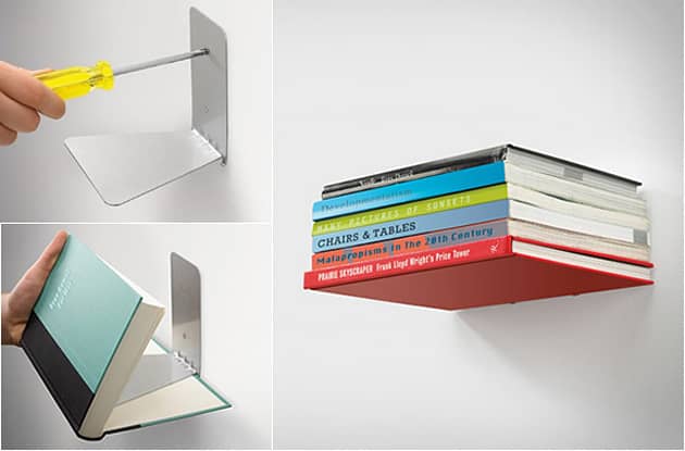 Metal Floating Book Shelves for Wall Decor 3