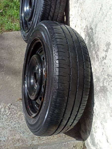 Rims and tyres / steel wheels 14 inch 9