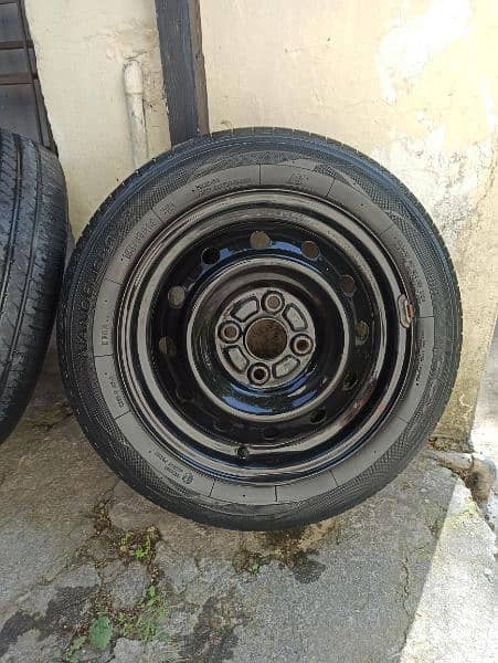 Rims and tyres / steel wheels 14 inch 10