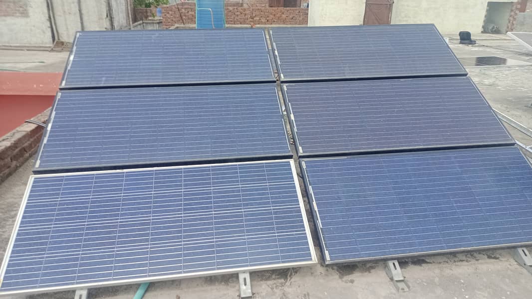 Solar panels perfect working condition installed sale due to system up 0