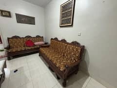 Sheesham Sofa with Seat foam and covers