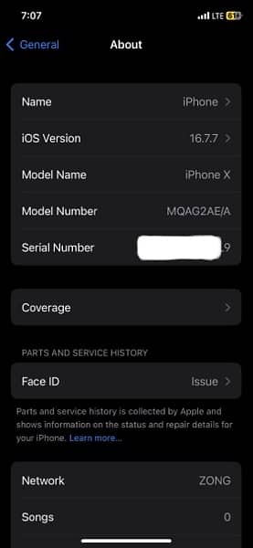 IPhone X pta approved 256gb with box 5