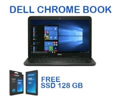 Dell 6th Generation Chorme Book with free SSD CARD 128 GB