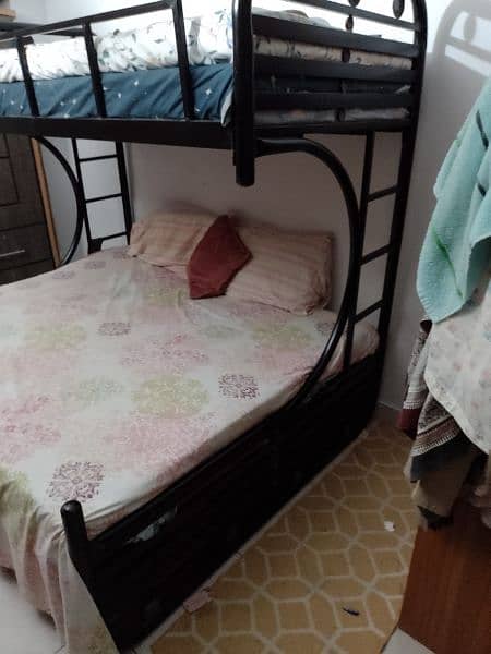 bunk bed with mattress 4