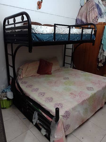 bunk bed with mattress 5