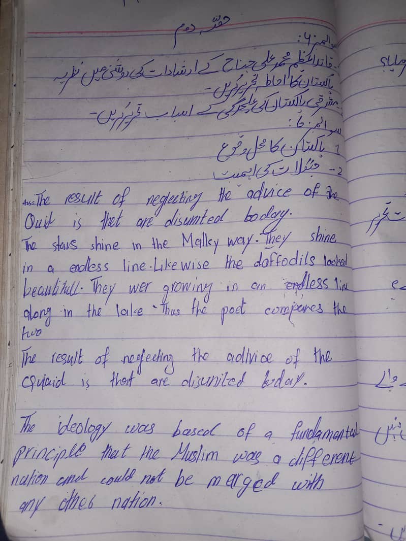 Hand written assignment 19