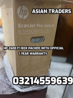 Effortless Scanning HP Scanjet 2600 f1 Official Warranty by Asian Trad