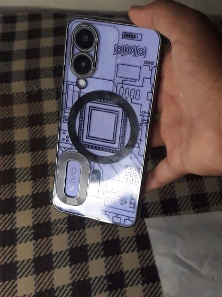 vivo y 17 open box / charger + box +back cover 4