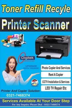 CCTV CAMERA & PRINTER