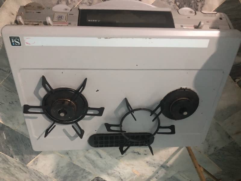 gas stove start with grilled oven 1