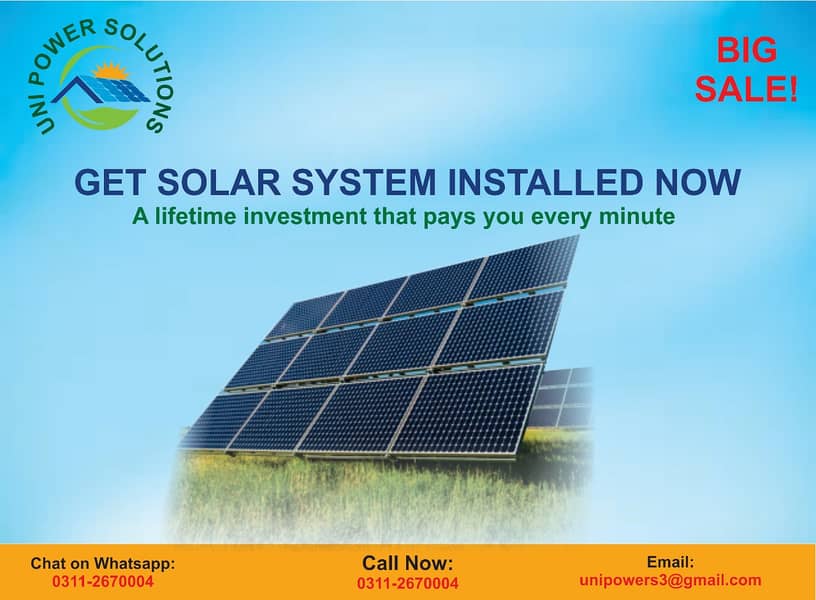 Uni Power Solutions. (Sell and install solar systems with low prices) 0