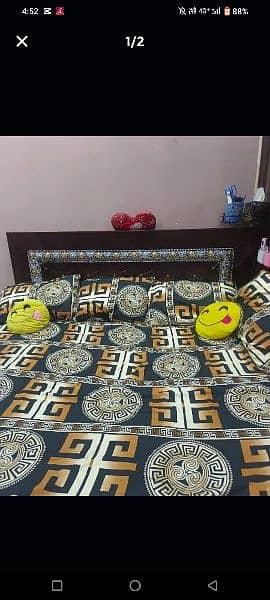 23000 bed sale with side table 1