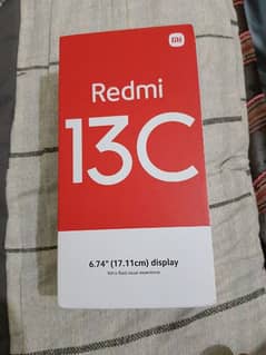 Redmi 13c pin pack mobile only box open hai