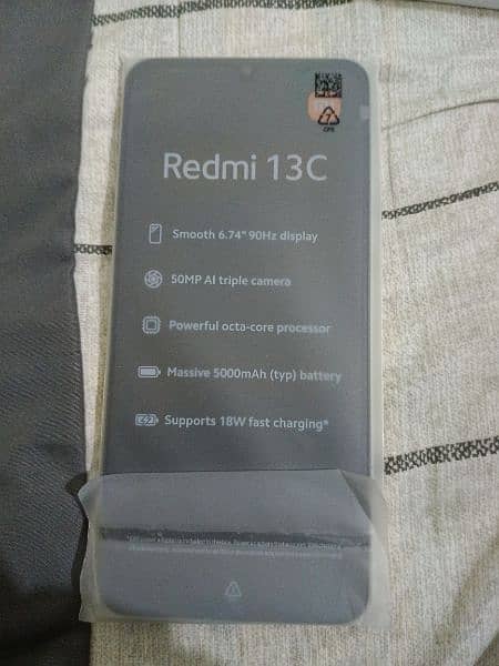 Redmi 13c pin pack mobile only box open hai 4
