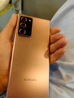 Samsung'not 20 ultra 12/256 GB chocolate coluer minar doth