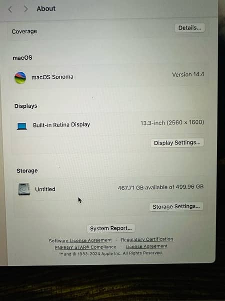 Macbook Air 2020 Core i5 (16/512) A++Condition 6