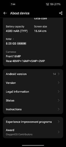 OnePlus 9r dual sim golobal version 6