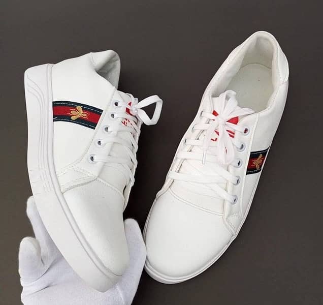 Men’s Sports Shoes, White Color 1