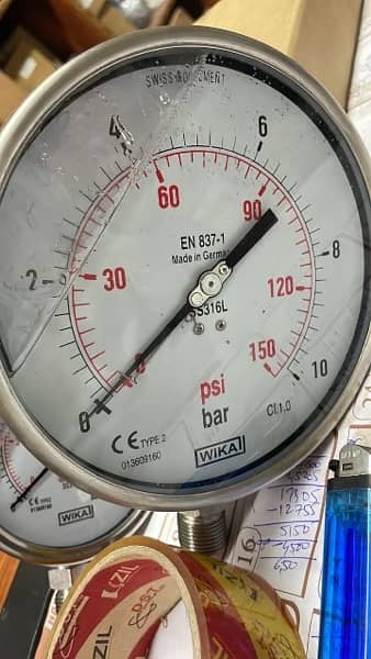 Pressure gauges and Temperature gauges of all types and sizes 8