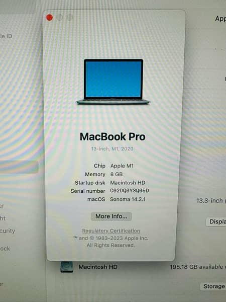 Macbook Pro 2020 ( M1 ) A+Condition 6