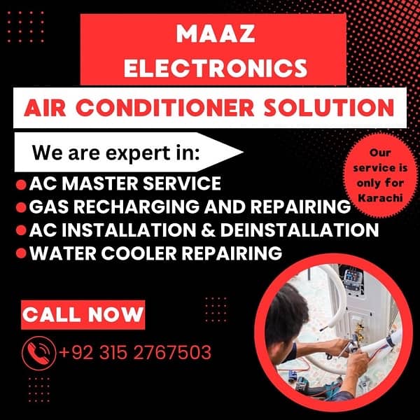 AC Technician service available in reasonable price 0