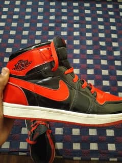 Nike Air Jordan Mirror Bred Patent Shoes 0