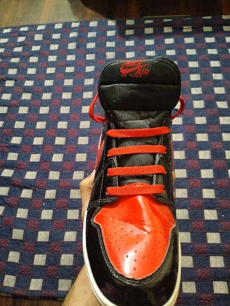 Nike Air Jordan Mirror Bred Patent Shoes 2