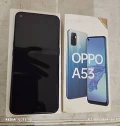 oppo A53 4gb 64gb with box and charger condition 10/8.8.