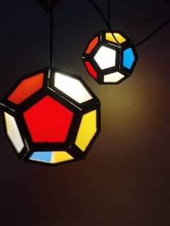 hanging lamp with led lights
