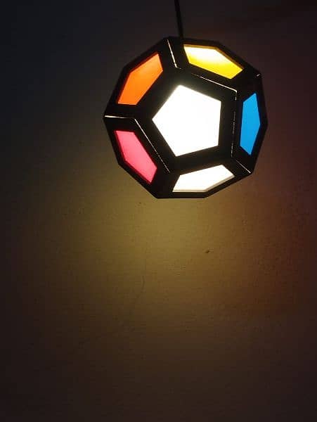 hanging lamp with led lights 1