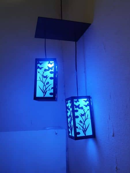 hanging lamp with led lights 2
