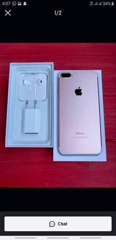 I phone 7 plus 128 GB my wahtsap number 0349-58-40-845