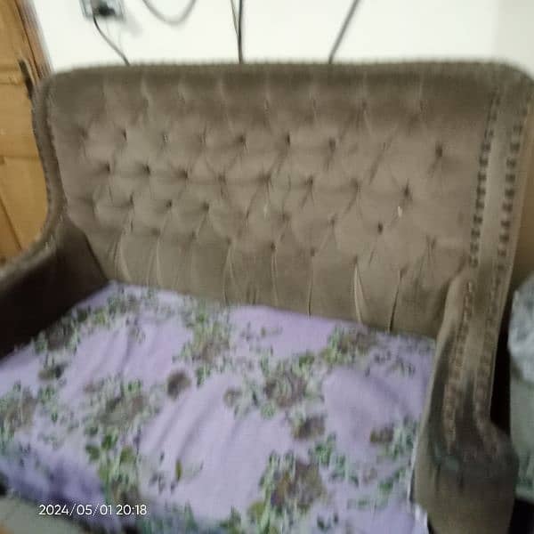 wooden sofa 2 seater.   contact number 03332766218 0