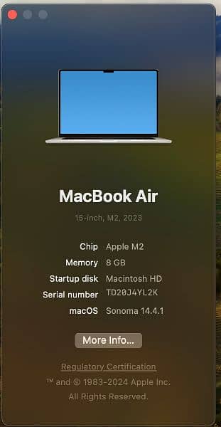Mac book Air 2023 0