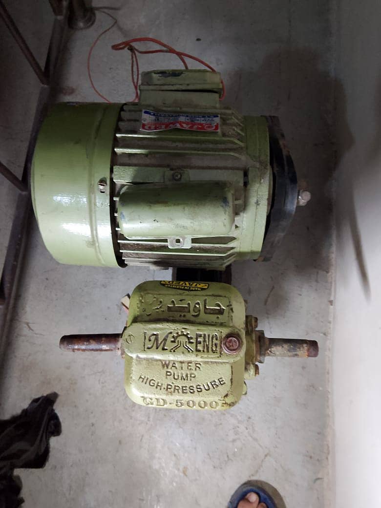 Jawed Water Pump motor High Pressure cd-5000 double belt 2 HP 2