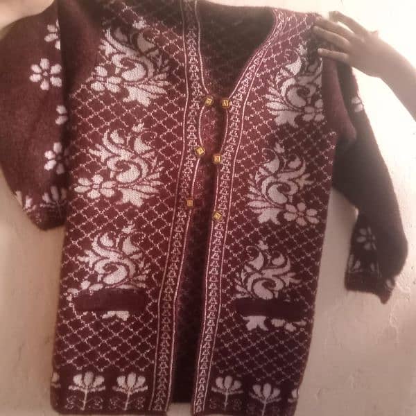 Maroon Sweater for Girls 1