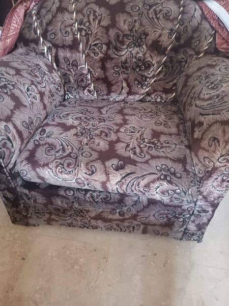 sofa set with sofa covers and side tables 11