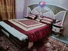 Double Bed Deco And Singaar Dressing Table