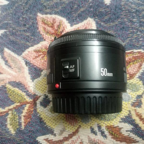 canon lens 50mm EF 1:1.8 2