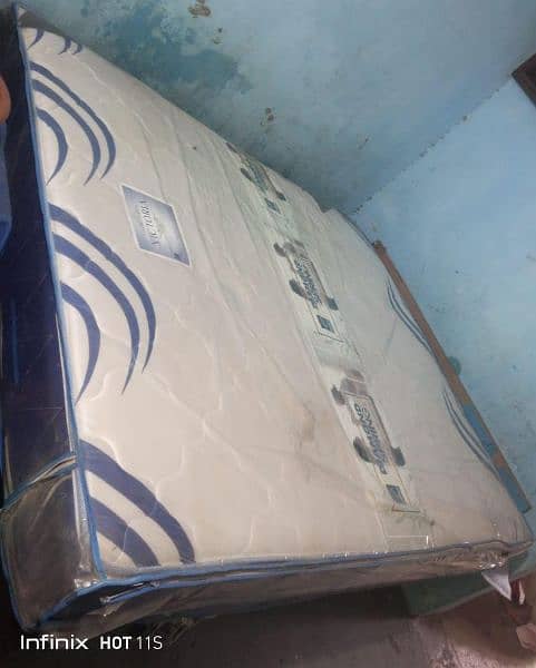 Bed mattress with spring 1